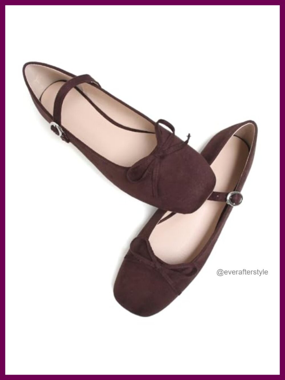 PU Leather Flats Square Toe Buckle Slip-On Women's Shoes